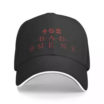 Бейсболка в стиле хип-хоп от Bad Omens, металлическая шапка-сэндвич в стиле рок, дышащая спортивная шапка унисекс для папы