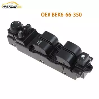 BEK6-66-350 для Mazda 3 2011 2012 2013 2014 2015, электрический главный переключатель управления стеклоподъемником со стороны водителя, автомобильные аксессуары