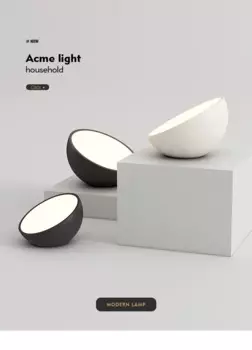 Белая черная акриловая подвесная лампа xiuxiu