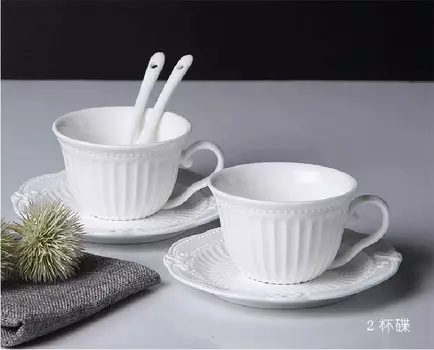 Белая фарфоровая чашка для эспрессо Bacugi