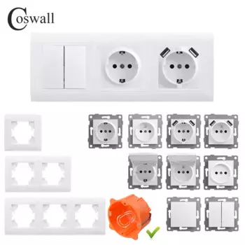 COSWALL CS-H-W-11-new белый пластиковый панельный модуль