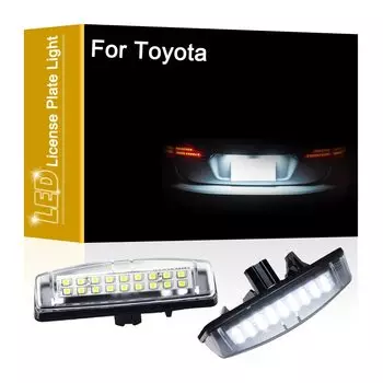 Белая подсветильник ка для номерного знака в сборе для Toyota Avensis Ipsum