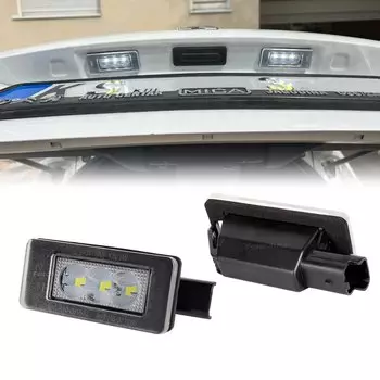 Белая светодиодная лампа номерного знака Canbus для Citroen C5 III Peugeot 207 CC 308 MK2 2008 208