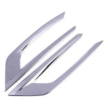 Beler внешние аксессуары для автомобиля, 2 шт., ABS, хромированная передняя противотуманная фара, крышка лампы, декоративная отделка, подходит для Volvo XC60 2018