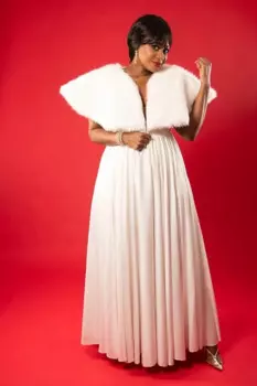 Белое платье-бабочка на заказ