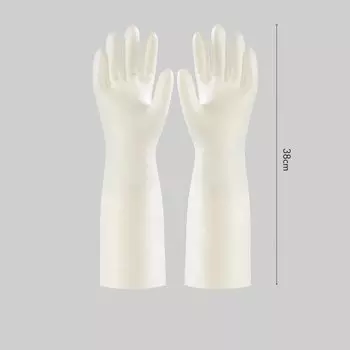 Белые нитриловые перчатки для кухни