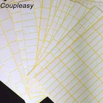 Белые самоклеящиеся этикетки Coupleasy, 24 размера, 15 листов