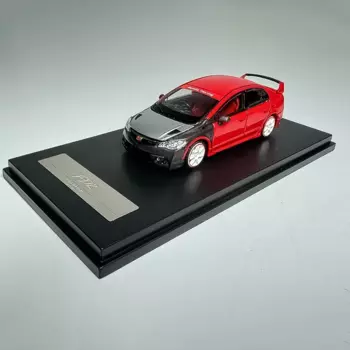 Белый модельный колесо 1/64 Honda Civic Тип R FD2 Mugen RR литая модель автомобиля