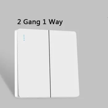 Белый настенный выключатель DepoGuye с розеткой 220В