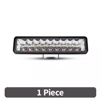 Белый янтарный тонкий светодиодный светильник для бездорожья Светодиодный светильник Spot Flood Светодиодный светильник для вождения противотуманный для внедорожника 4X4 Off Road Светодиодный рабочий свет Лампа