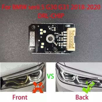 Белый свет для BMW 5 серии G30 G31G38 2018-2020 Автомобильные светодиодные фары DRL Чип Балластный чип Печатная плата Источник света Чип платы