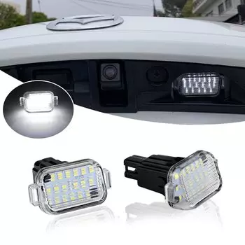 Белый светодиодный фонарь номерного знака без ошибок для Mazda A/T (Aka Mazda 6) 2014-2020 для Mazda3 Hatchback 2014-2018