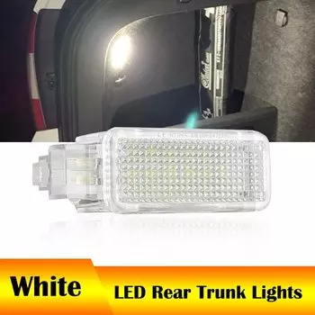 Белый светодиодный светильник багажника, 1 шт./2 шт., светильник багажного отделения для Audi A2 A3/S3 A4 B5 B6 B7 B8 для Fabia Octavia II