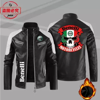 Benali мотоциклетный логотип, весенне-осенний кошелек, куртка из искусственной кожи, ветрозащитная осенне-зимняя мужская куртка, трикотаж автомобиля Benali