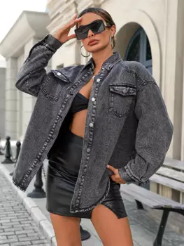 Benuynffy, осенне-зимнее утепленное флисовое джинсовое пальто, женское уличное пальто в американском стиле ретро, свободная теплая верхняя одежда, джинсовые куртки