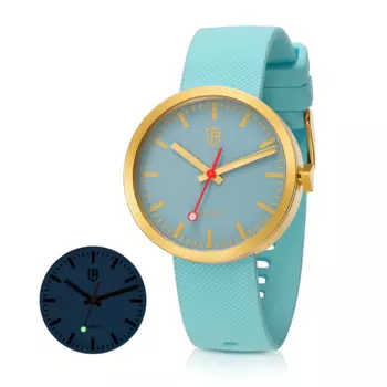 BERNY женские часы Railways 38 мм светящийся циферблат с сапфировым стеклом повседневные женские кварцевые наручные часы 5ATM S/S мягкие силиконовые мужские часы