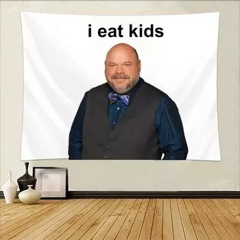Bertram I Eat Kids Макраме Гобелен