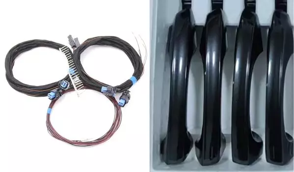 Бесключевая вход система Kessy модернизированная ручка светильник кой для VW T-ROC Skoda Kodiaq Superb MK3 Octavia A7