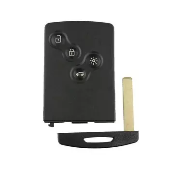 Бесключевой дистанционный ключ от автомобиля для Renault Megane 3 Fluence Scenic Laguna Koleos Clio Captur смарт-карта PCF7952/7953 чип 433 МГц без логотипа