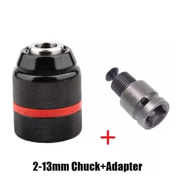 Бесключевой Патрон Для Сверла По Металлу 2–13 Мм, Шестигранный хвостовик/SDS/квадратный Адаптер Для Быстрой Захватки