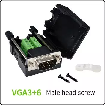 Бесконтактный разъем VGA db15 vga3+6