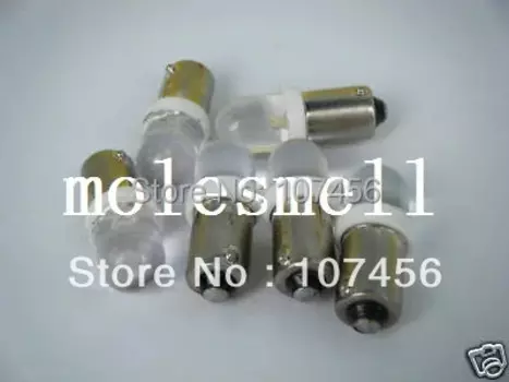 Бесплатная доставка 100 шт. белые светодиодсветильник лампы T10 T11 BA9S T4W 1895 3 в для Lionel flyer Marx