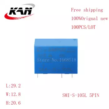 Бесплатная доставка, 100 шт., реле SMI-S-105L SMI S 105L 5VDC 10A 250VAC 5PIN, оригинальный новый