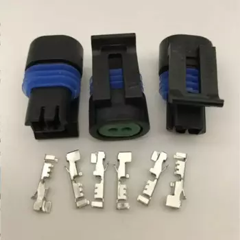 Бесплатная доставка 10 шт 2 pin для Delphi 2 Женский сенсор разъем герметичный разъем для авто 12162195 12162193