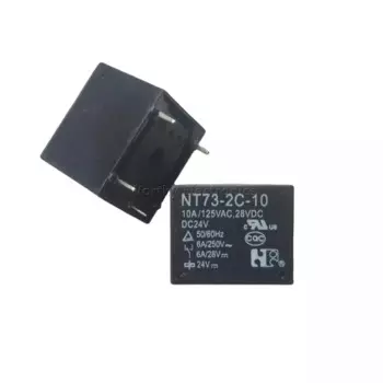 Бесплатная доставка 10 шт./лот 12 В постоянного тока 10 А 5-контактное реле NT73-2C-10 12 В постоянного тока