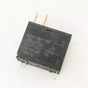 Бесплатная доставка 10 шт./лот 302WP-1AH-C M02 17A 12 В 4-контактное реле DIP4