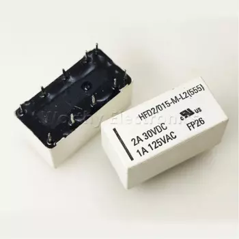 Бесплатная доставка 10 шт./лот HFD2/015-M-L2(555) 2A 30V 10-контактное реле DIP10