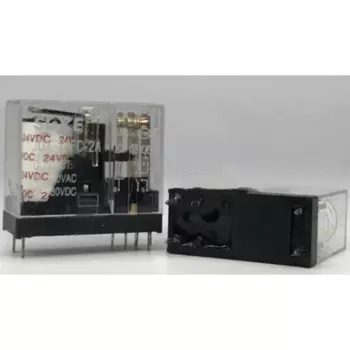 Бесплатная доставка, 10 шт./партия, реле 24 в 5 А, 6 контактов