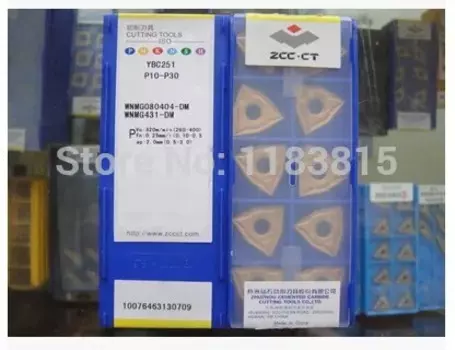 Бесплатная доставка 10 шт. WNMG080404 DM YBC251 фреза вставка Карбид цементированный карбид токарные инструменты