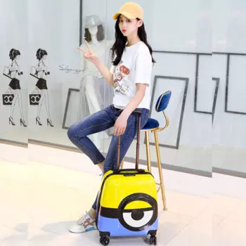 Бесплатная доставка 20-дюймовый маленький чехол для путешествий на колесиках чемодан для мальчиков