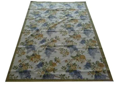 Бесплатная доставка 6 'x 9' 10K коврики ручной работы 100% новозеландская шерсть высококачественный шерстяной Коврик Английский сад