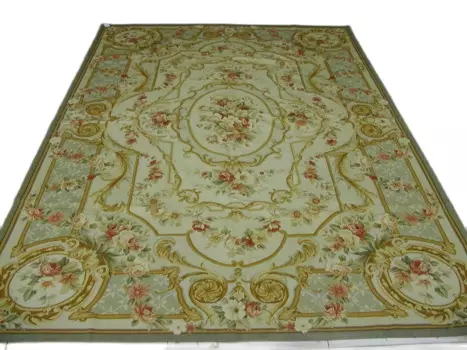 Бесплатная доставка 8 'x 10' Aubusson коврики ручной работы шерстяные коврики aubusson коврики на заказ