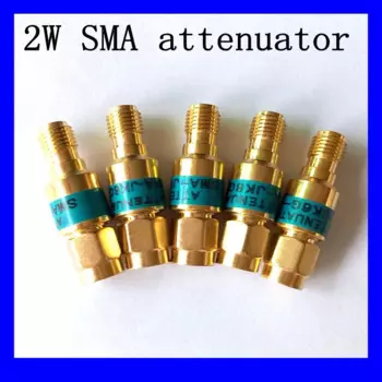 Бесплатная доставка DHL 150pcs 2W SMA-JK коаксиальный РЧ аттенюатор, чистая синусоида постоянного тока в 6,0 ГГц, 50ohm,1db,2db,3db,5db,6db,10db,15db,20db,30dB