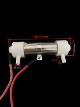Бесплатная доставка, кварцевая трубка 500 мг, озоновый элемент, стеклянный трубчатый генератор HL-QT500mg