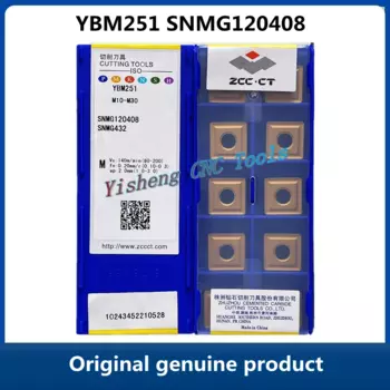 Бесплатная доставка, токарная вставка SNMG120408 YBM251 YBC252 C251 YBD151 ZCC CT для токарного станка серии MSSNR MSKNR MSBNR MSRNR
