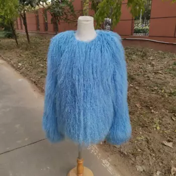 Бесплатная доставка, зимние детские куртки, индивидуальное монгольское меховое пальто, детская теплая Повседневная цветная одежда на заказ для девочек и мальчиков, куртка из овечьей шерсти