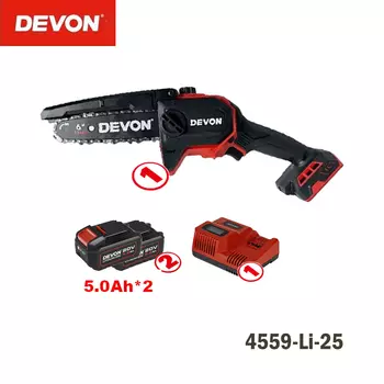 Беспроводная электрическая цепная пила DEVON 4559-Li