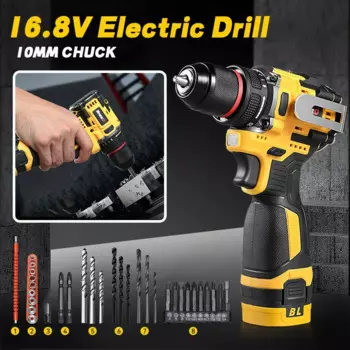 Беспроводная электрическая дрель BABEQ, 16,8 в, 80 нм, 2 в 1