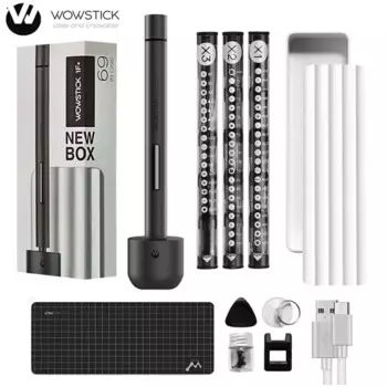 Беспроводная электрическая отвертка Wowstick 1F + Pro 64 в 1 с литий-ионной зарядкой