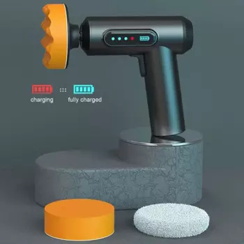 Беспроводная электрическая полировальная машина для автомобиля, перезаряжаемая полировальная машина для стекла, автомобильная полировка краски, инструмент для полировки и ремонта воском