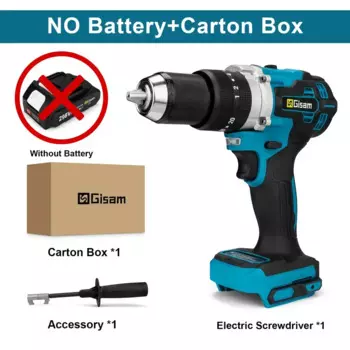 Беспроводная электрическая ударная дрель, отвертка, 13 мм, патрон, бесщеточная электрическая ударная дрель, инструмент для аккумуляторных штифтов Makita 18 В