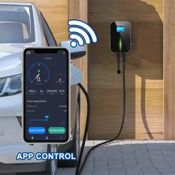 Беспроводная Автомобильная зарядная станция типа 2 22 кВт iec 62196 с Wi-Fi для смартфонов