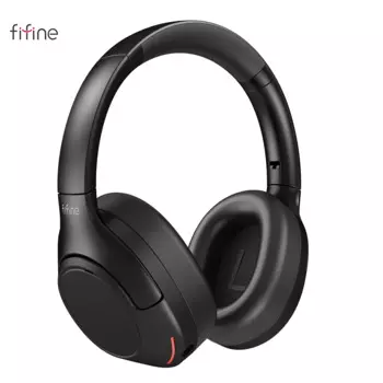 Беспроводная Bluetooth-гарнитура FIFINE, наушники с шумоподавлением и режимом прозрачности, глубокие басы, четкие звонки, время воспроизведения 65 часов - X3