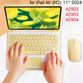 Беспроводная Bluetooth-клавиатура для iPad Air 6, 2024, 11 дюймов