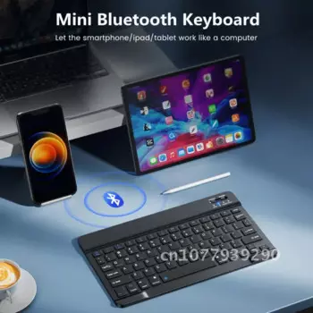Беспроводная Bluetooth-клавиатура для iPad, телефона, планшета, Android, ios, Windows