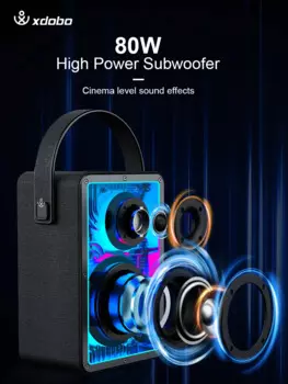 Беспроводная Bluetooth-Колонка высокой мощности, 80 Вт